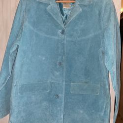 Washable Real Suede Blazer by JESSICA HOLBROOK. 