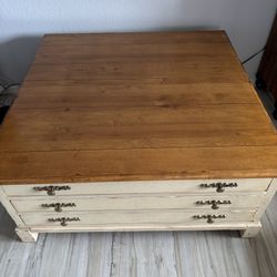 Square Coffee Table With Storage