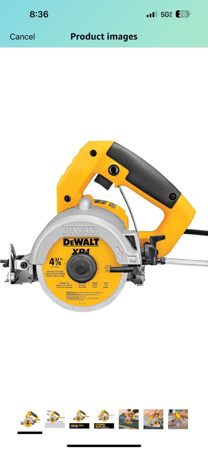 Handheld Wet Saw