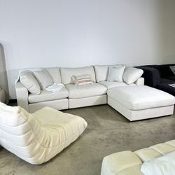 Cloud Modular Sectional Sofa With Reversible Chaise — Warehouse Outlet Sale 