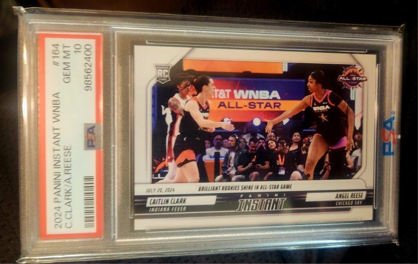 2024 Panini WBNA Caitlin Clark/Angel Reese Allstar Rookie Card