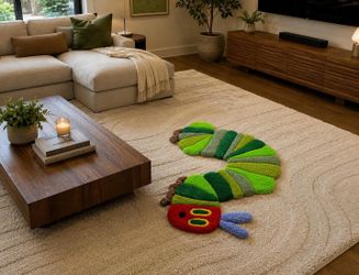 NEW CATERPILLAR TUFTED RUG