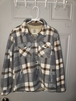 Women Sherpa Lined Flannel - Size Small 