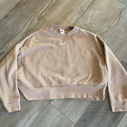 Womens Nike Center Swoosh Crewneck Sweatshirt Medium