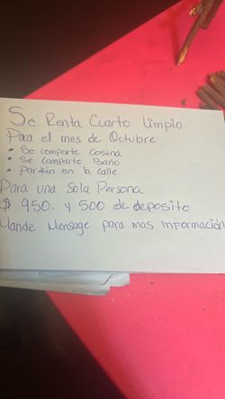 Tengo cuarto