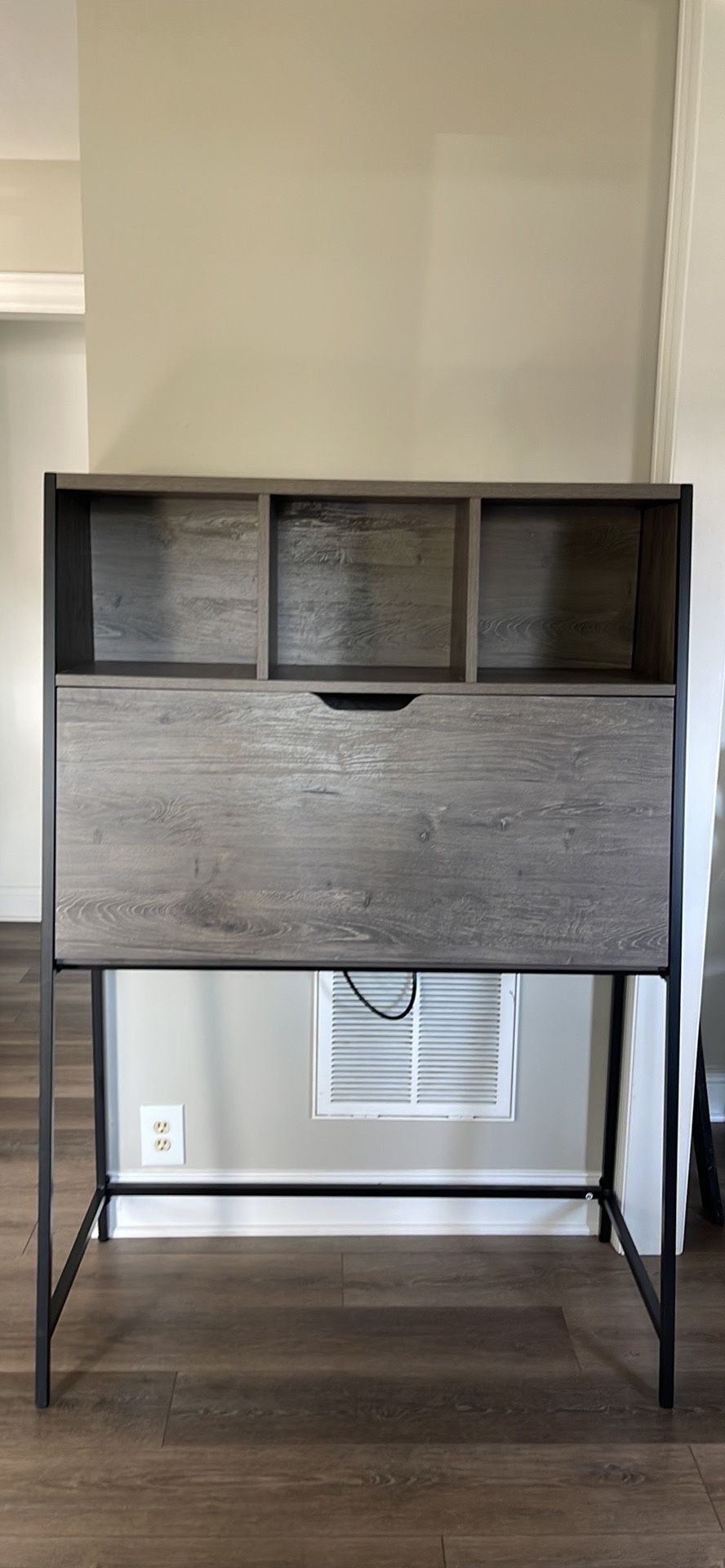 Secretary Desk With Charging Station 