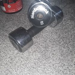 8 Lbs Dumbell Weights