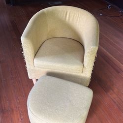 Chair and ottoman