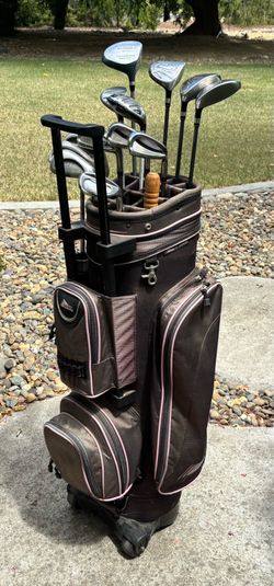 Women’s E-XIM NANO/Cobra golf set (Driver+3w+5w+7w+3&4hybrid+5i-pw+sw+putter+rolling bag)