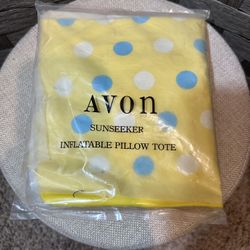 1993 Avon Sunseeker Inflatable Pillow Tote