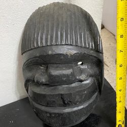 Máscara Antigua Madera Tallada 