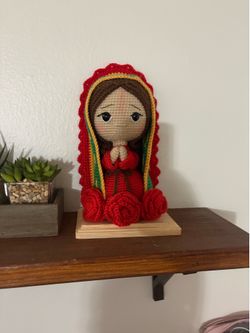 Virgencitas hechas mano a crochet