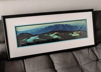 Eyvind Earle "3 Fields and a Mountain"