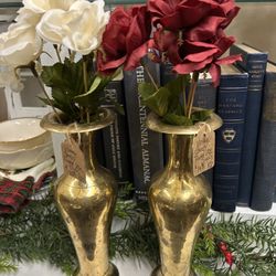 Lovely Vintage Brass Vase 