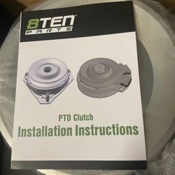 8TEN Electric PTO Clutch for John Deere/Warner/Xtreme