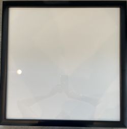 Black Modern Acrylic Large Frame Glass Covered
