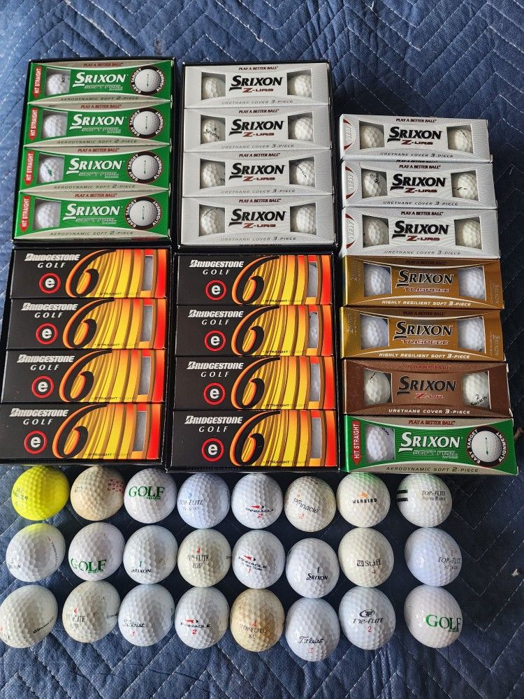 93 Golf Balls. Mostly Brand New