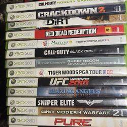 Xbox 360 Games 15$ Each 