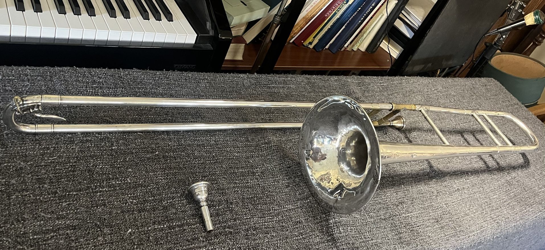JW York & Sons Trombone circa 1(contact info removed) - Includes 2 Mouthpieces