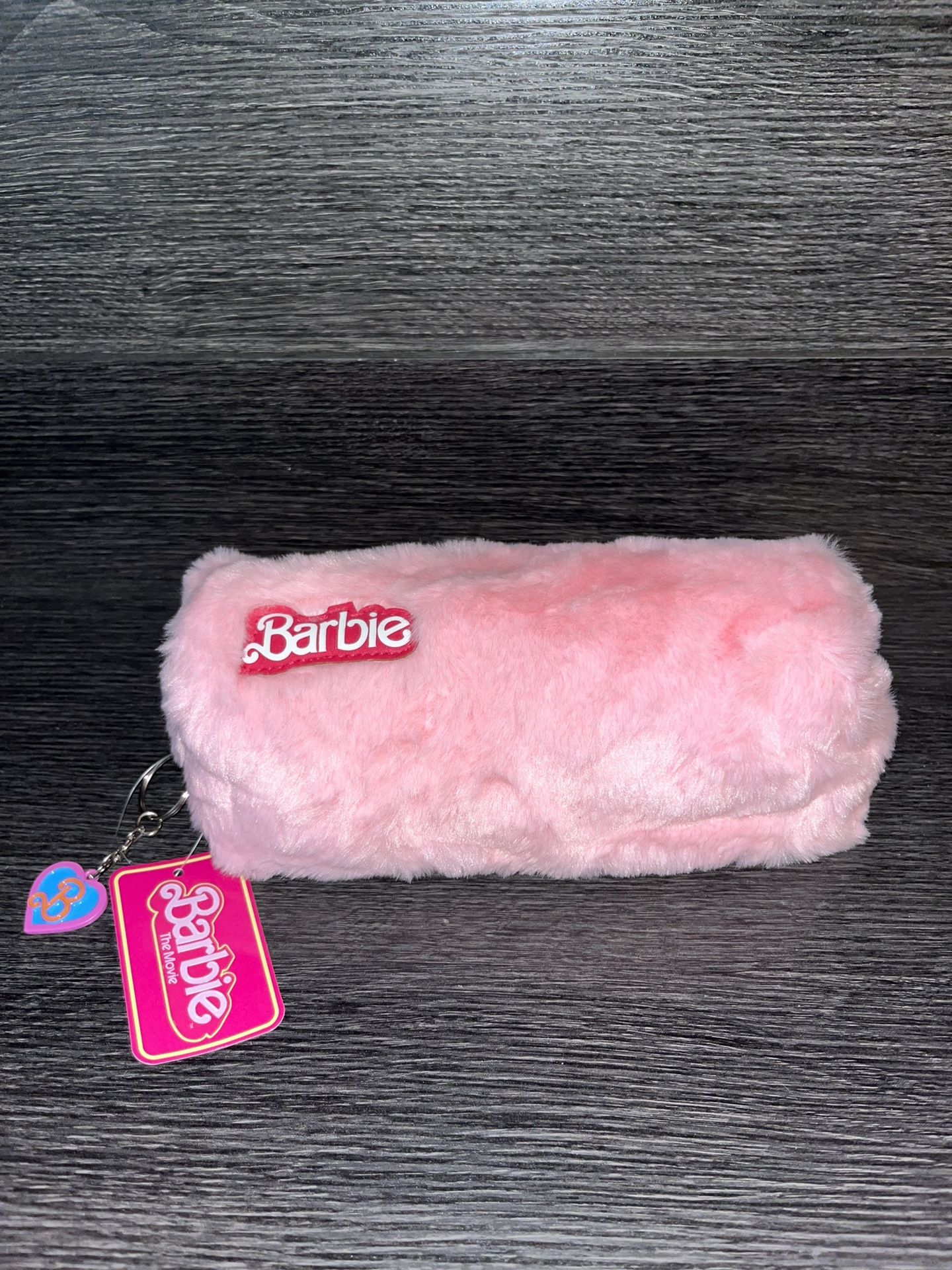 Barbie Fluffly Small Bag - Makeup Toiletry - Pencil Pouch - Women’s