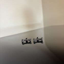 Black Diamond Bone Earrings 