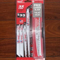 Milwaukee Sawzall Blades 