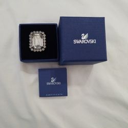 Size 5 Real Swarovski Crystal Ring