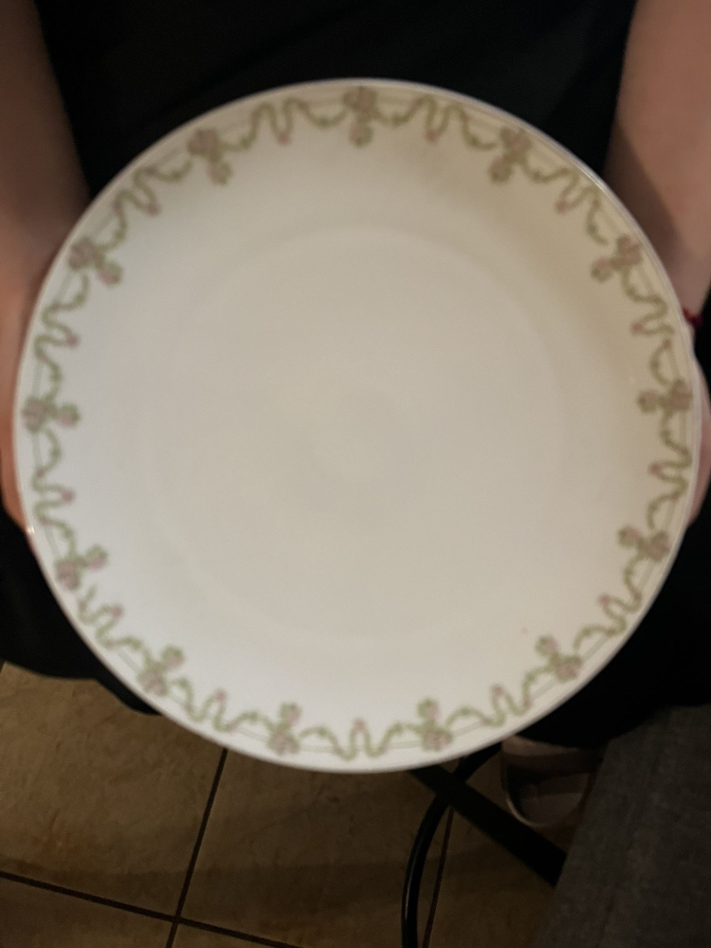 Fine China Cake Plate