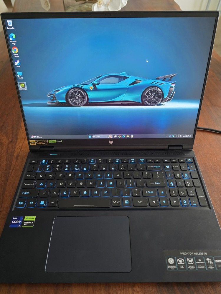 acer predator helios 16 intel i9 13900HX 32gb RTX 4080