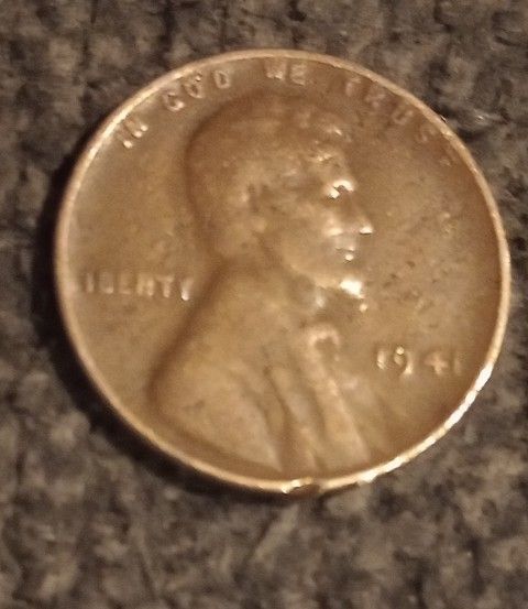Rare 1941 Lincoln Wheat Penny With No Mint Mark!