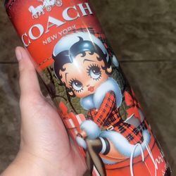 Betty Boop Coach Christmas Tumbler 