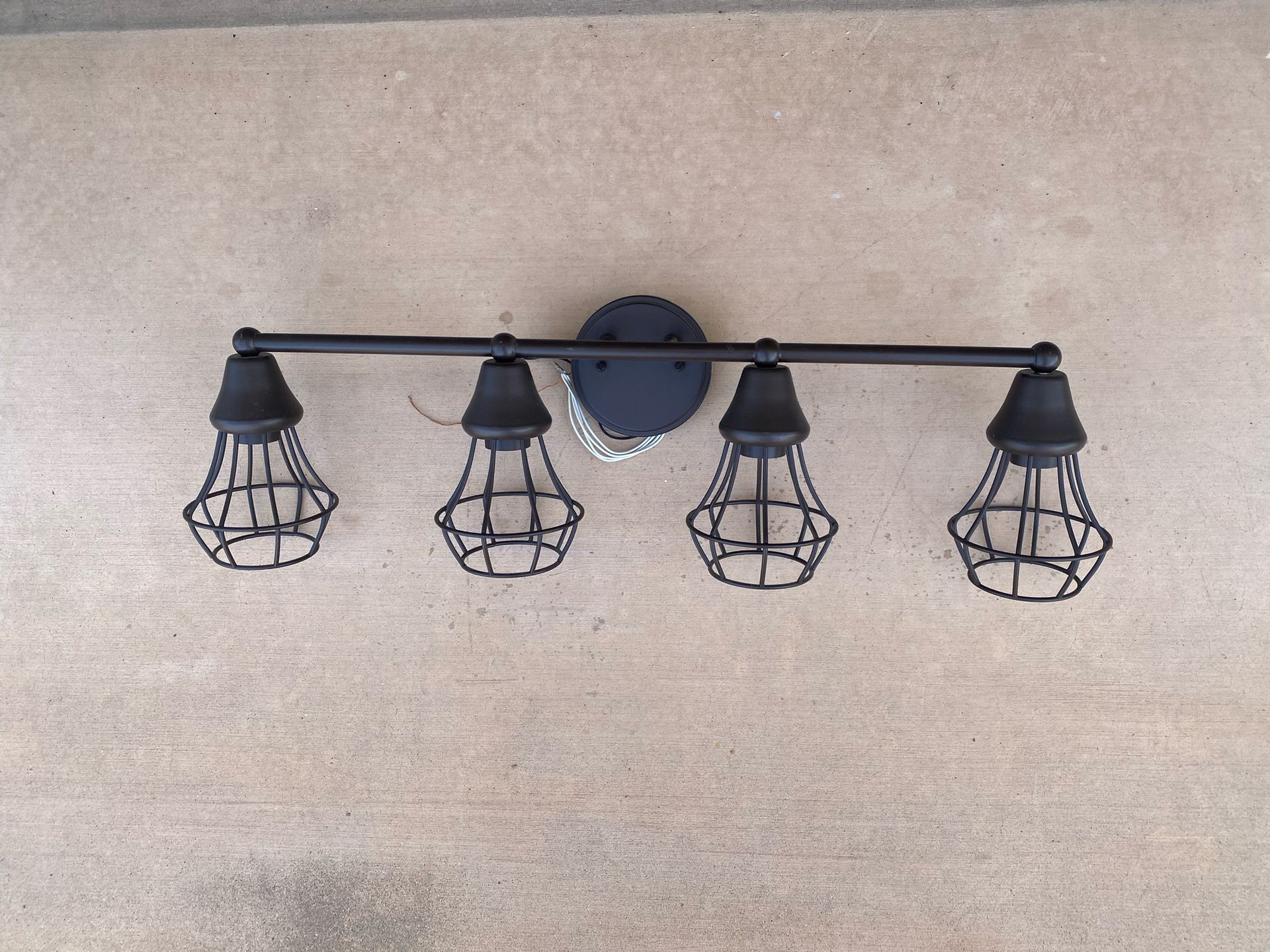 Metal Light Fixture For Sale