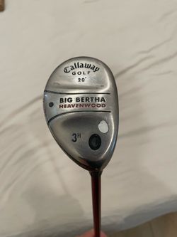 Callaway Big Bertha Heavenwood 20* 3 Hybrid RCH 75 Firm Stiff Graphite