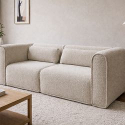 Koala Bangalow Sofa – 2 Seater – Limestone Boucle | Like New