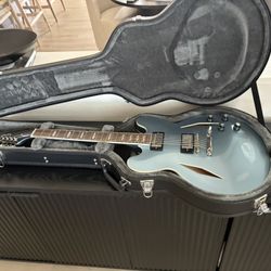 Epiphone Dave Grohl DG-335 Semi-Hollow Electric Guitar - Pelham Blue