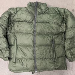 Marmot Mens Goose Down Puff Jacket Green