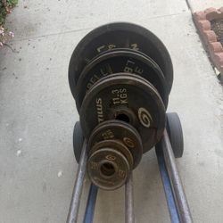 220 Pounds Olympic Weights 