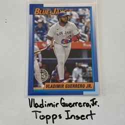 Vladimir Guerrero,Jr. Toronto Blue Jays 1st Baseman Topps Short Print Insert Card. 