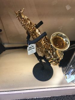 New curved soprano saxophone with case