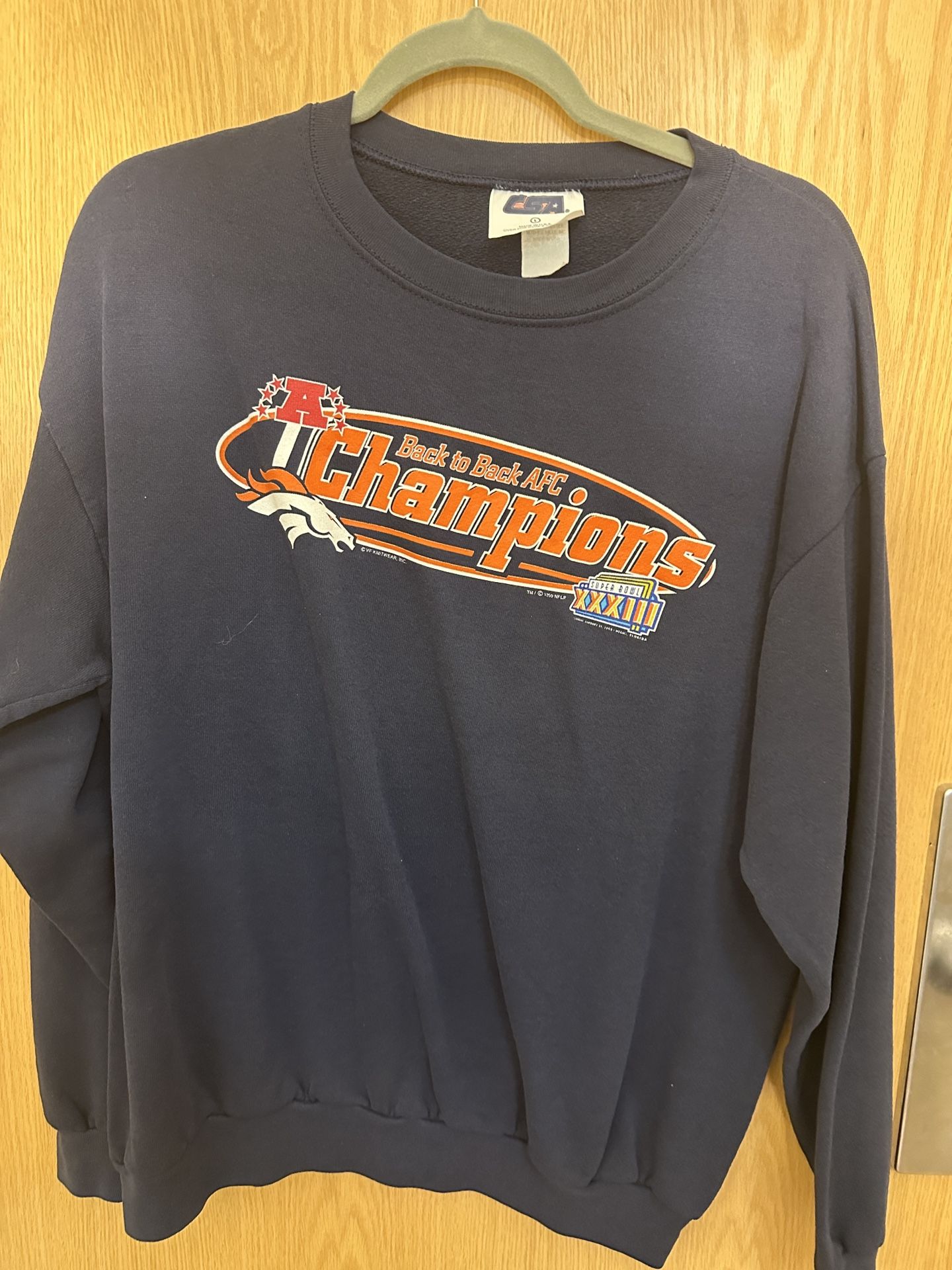 Vintage Super Bowl Sweater Year 1989