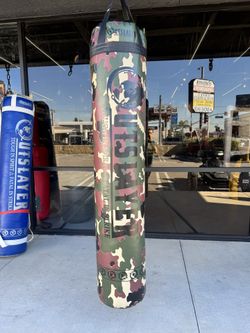 Outslayer camo Filled 6ft Tall Muay Thai Heavy Punching Bag