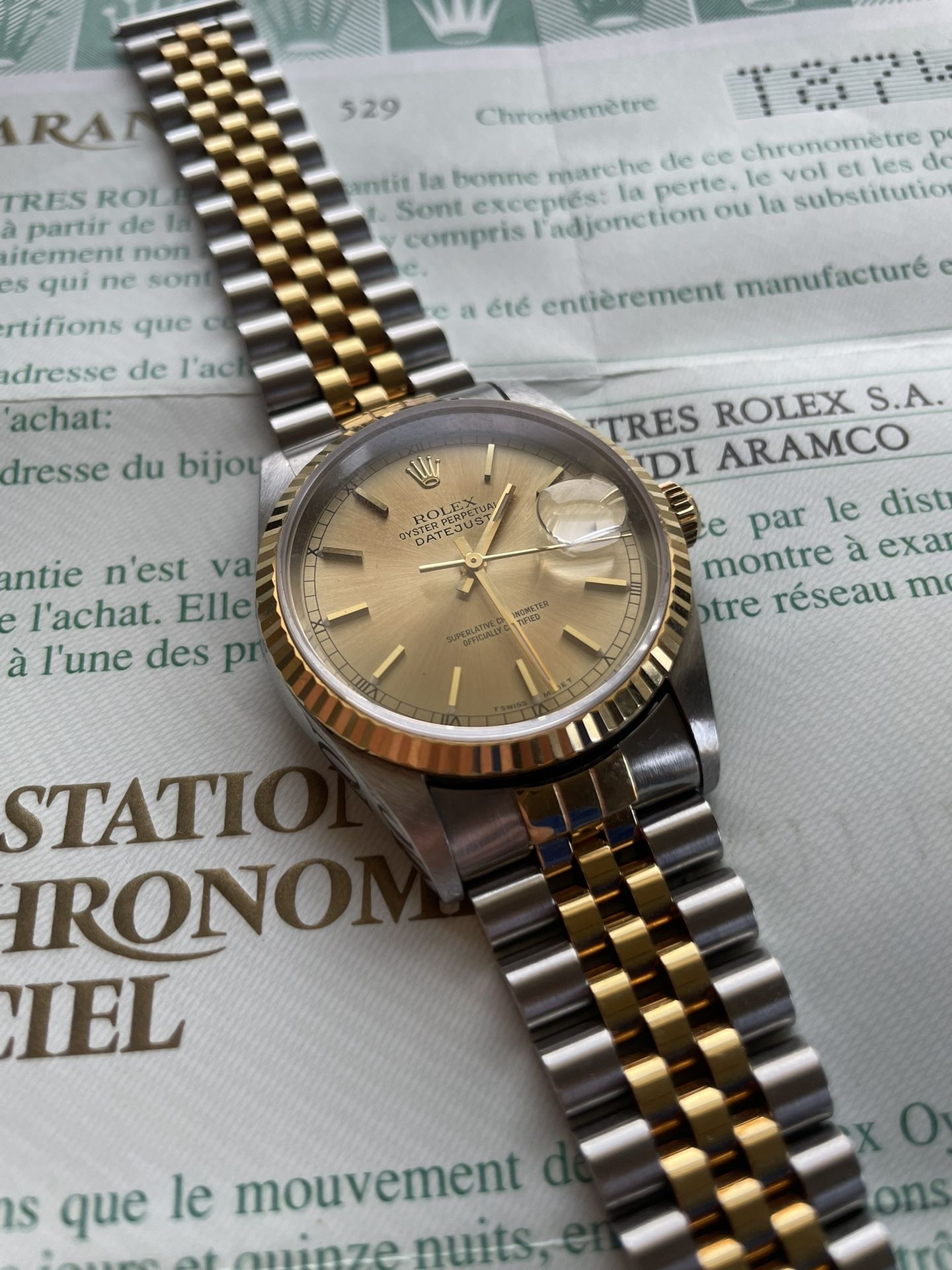 Rolex DateJust 16233