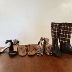 4 Pairs Of Womens Shoes Size 7