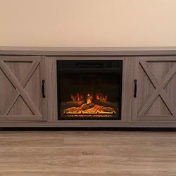 Fireplace TV Stand