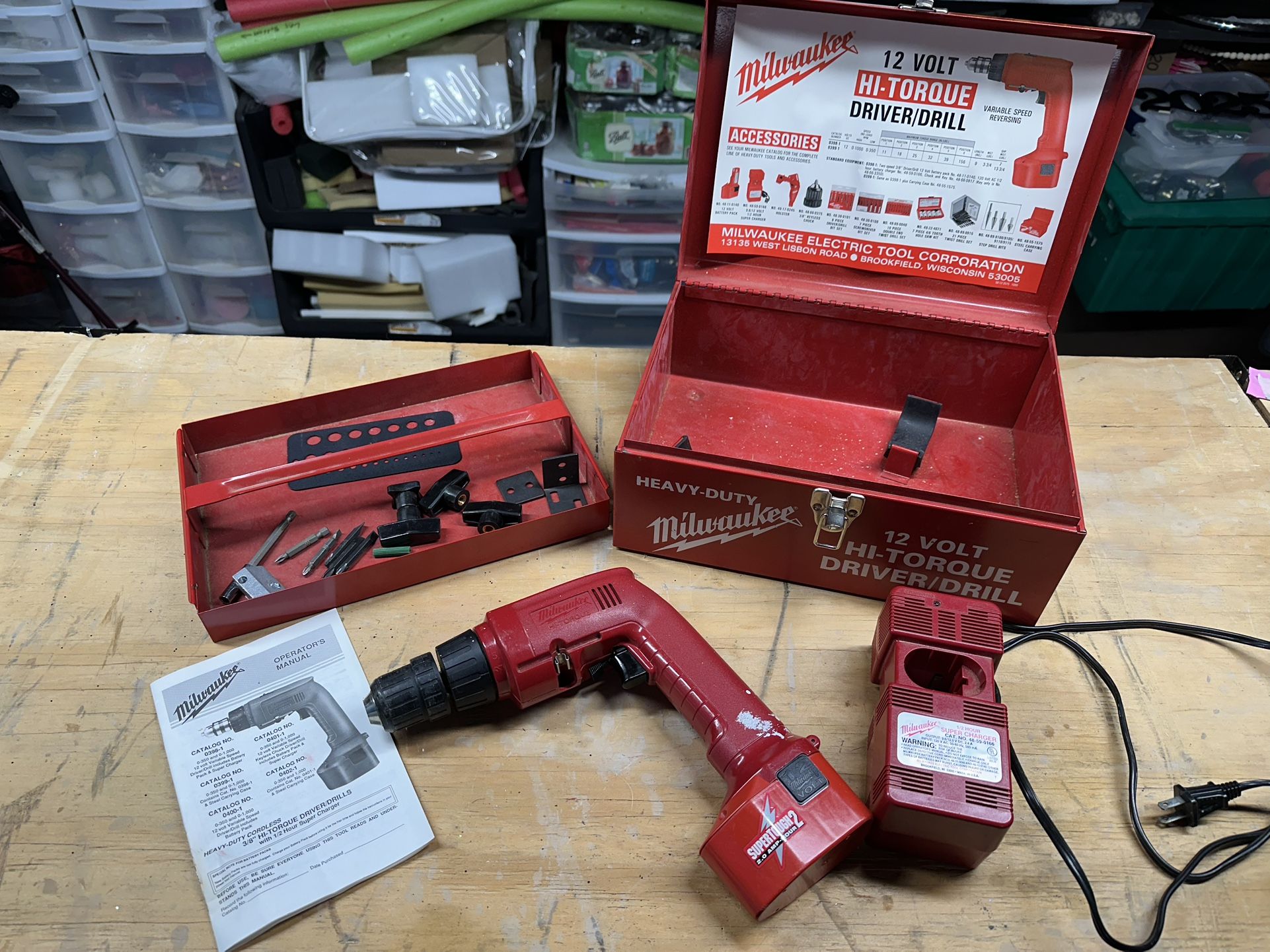 Milwaukee Heavy Duty Battery Drill