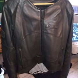Leather Icon Motorcycle Jacket 