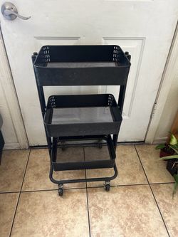 Carts organized 31 inches tall  15 inches long 11 inches wide
