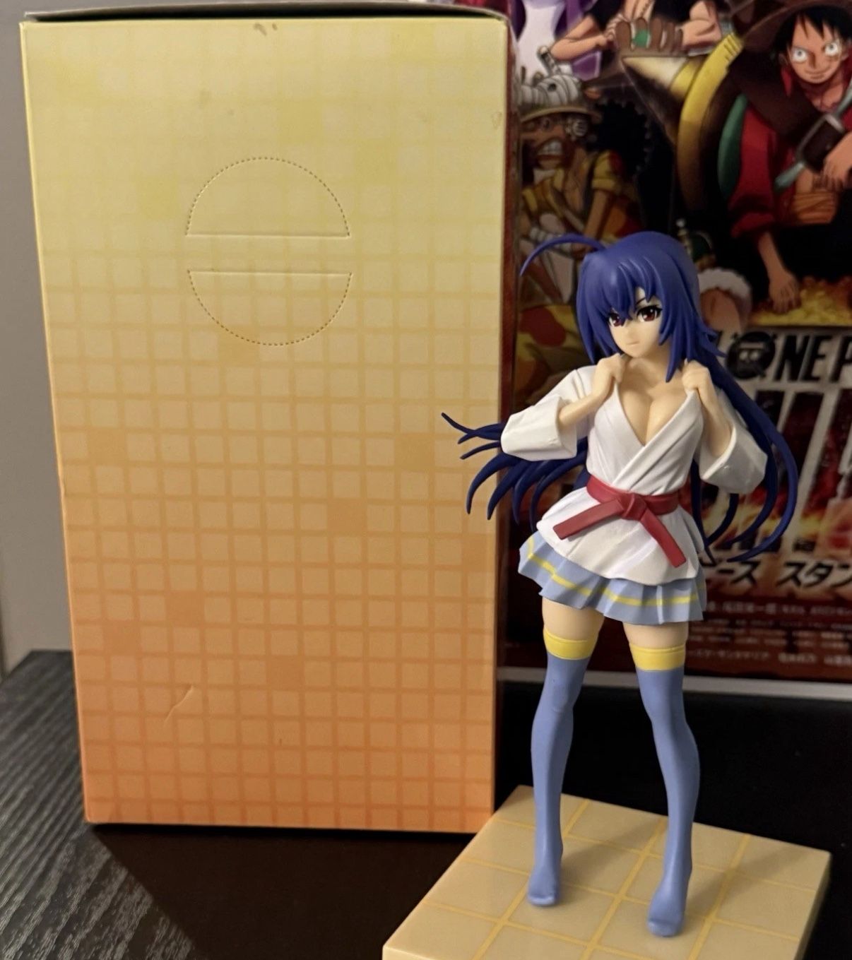 Medaka Kurokami Anime Figure Medaka BOX SEGA Prize US Seller Screwed To Platform