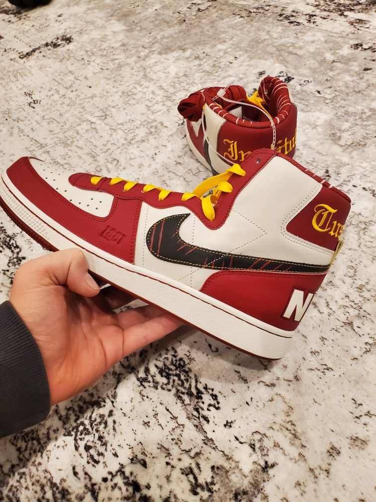 Nike X Terminator High Golden Tigers Tuskegee University Size 13