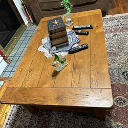 Large Pure Heavy Wood Center/coffee Table 
